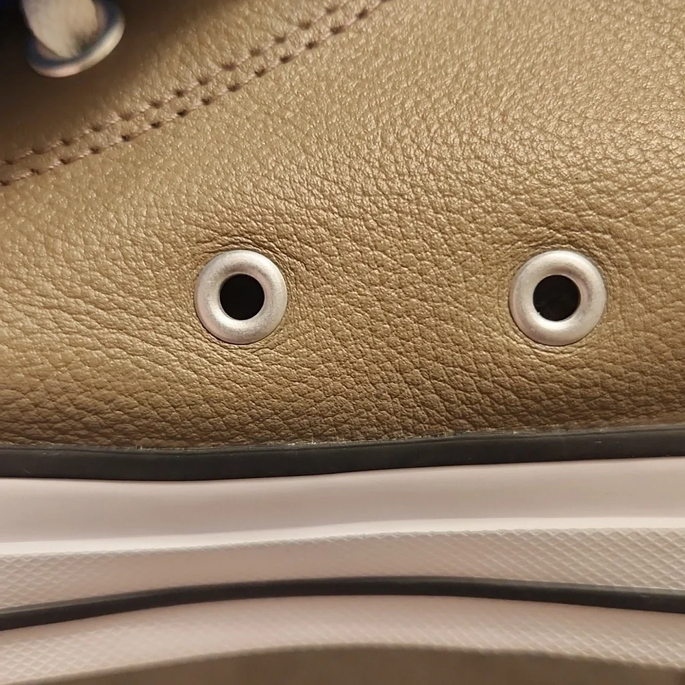 CONVERSE CHUCK TAYLOR ALL STAR LEATHER SNEAKER HIGH-TOP MEN'S SIZE 11. - Picture 11 of 11